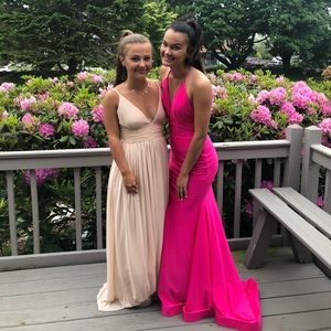 Lulus Prom dress in Nude